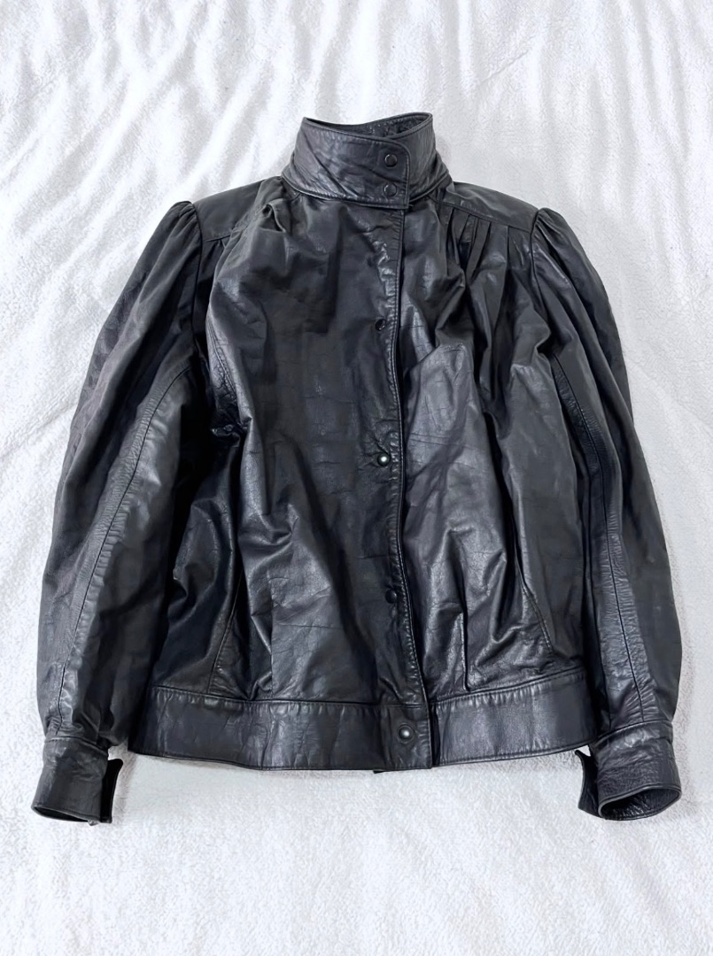 Casaca de Cuero Negro