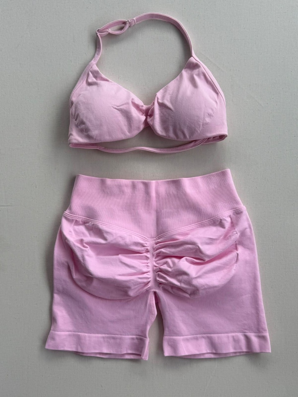 SET DYFNE TOP MOÑO- TELA PREMIUN